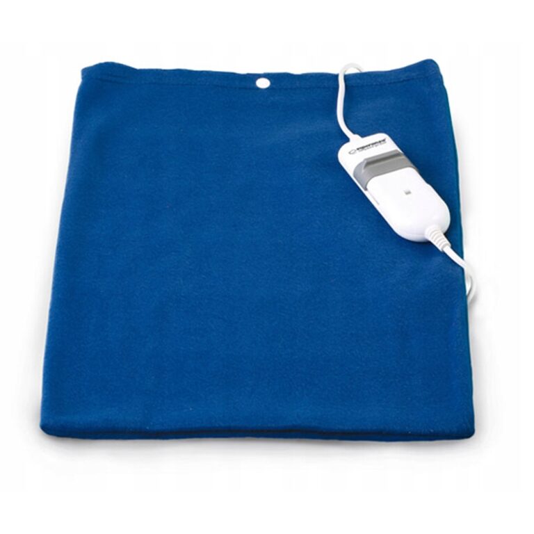 Perna electrica Esperanza Cashmere EHB004, 60W, 3 nivele de temperatura, Albastru