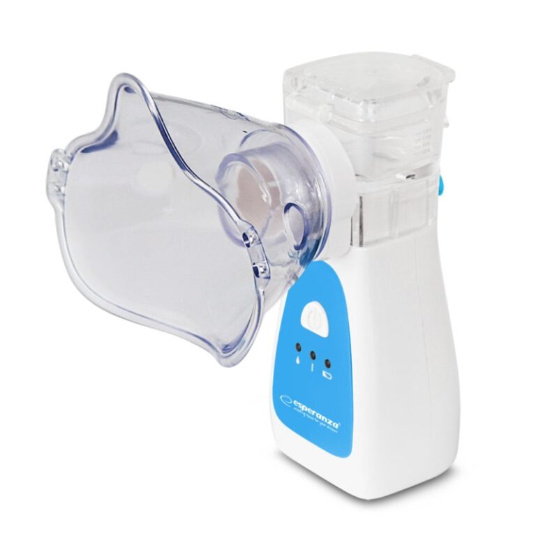 Inhalator wireless, Esperanza ECN006, Respiro, 12 ml, 0.2 ml/p, Portabil, Ultrasunete, Alb