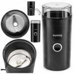 Macinator electric Huslog 180W, negru, capacitate 70g