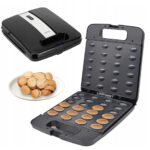 Aparat de facut fursecuri cu nuci SweetBite 1800W, Controlul temperaturii automat, Cablu de alimentare: 70 cm, cupru