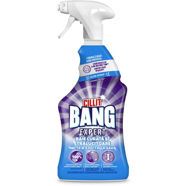 Detergent suprafete curatare baie Cillit Bang Baie curata si stralucitoare, 750ml