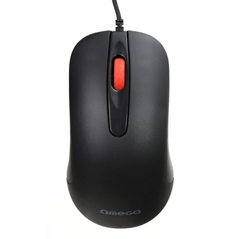 Mouse USB, Omega 45266 OM-520, cu cablu 1.2 m, 3 butoane, 1000 dpi, negru 1000 dpi Negru