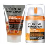 Set cosmetice pentru barbati, L'Oreal Men Expert, crema anti-oboseala 50ml, gel revitalizant 100ml