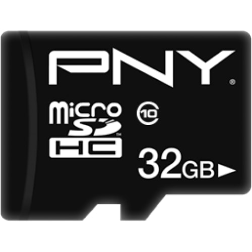 Memory Card microSDHC PNY Performance Plus 32GB, Class 10 + Adaptor SD
