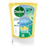 Rezerva sapun lichid antibacterian Dettol Kids No Touch cu Lamaie pentru dozatorul automat cu senzor, 250 ml