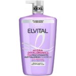 Sampon purificator L'Oreal Paris Elseve-Elvital Hyaluron Pure pentru scalp si radacini grase si lungimi deshidratate