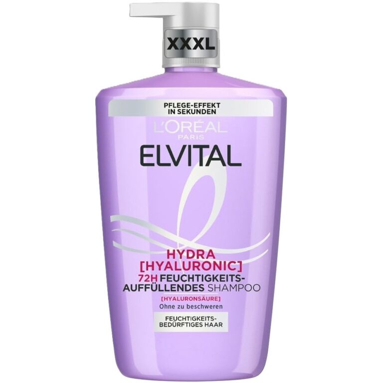 Sampon purificator L'Oreal Paris Elseve-Elvital Hyaluron Pure pentru scalp si radacini grase si lungimi deshidratate