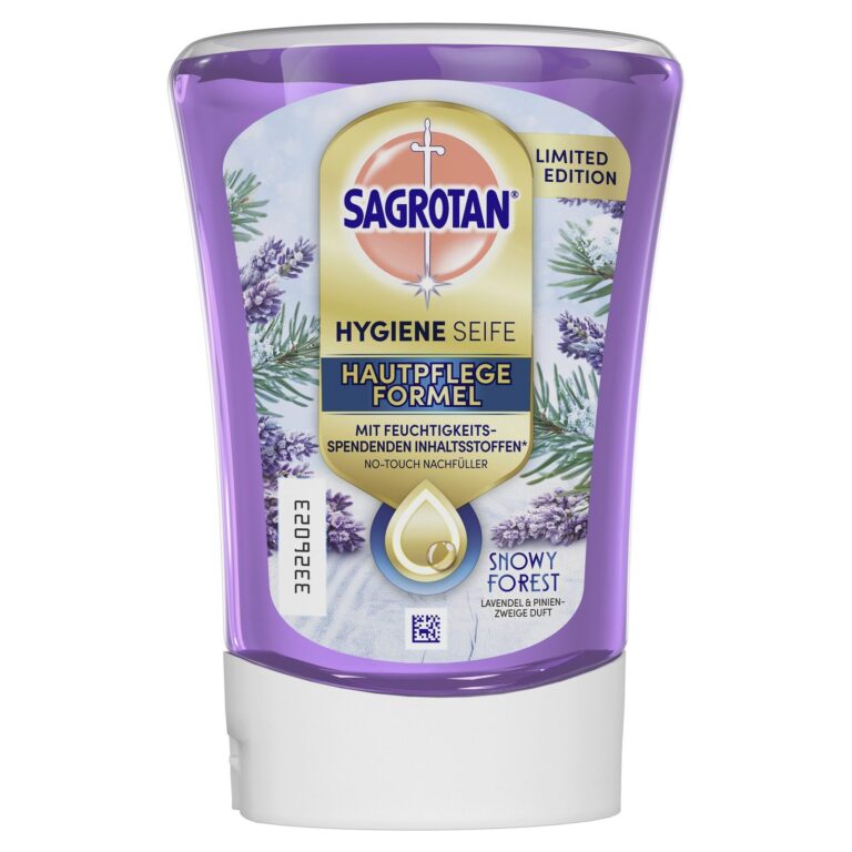 Rezerve sapun lichid antibacteria,n Sagrotan, Lavanda, 250 ml, editie limitata iarna, pentru dozator automat