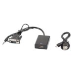 Convertor VGA+audio la HDMI, full HD, AD-0021-BK, Lanberg