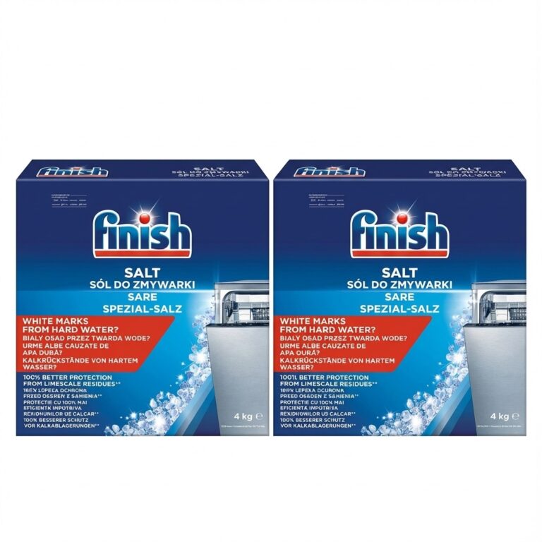 Pachet 2 x Sare pentru masina de spalat vase FINISH, 4 kg
