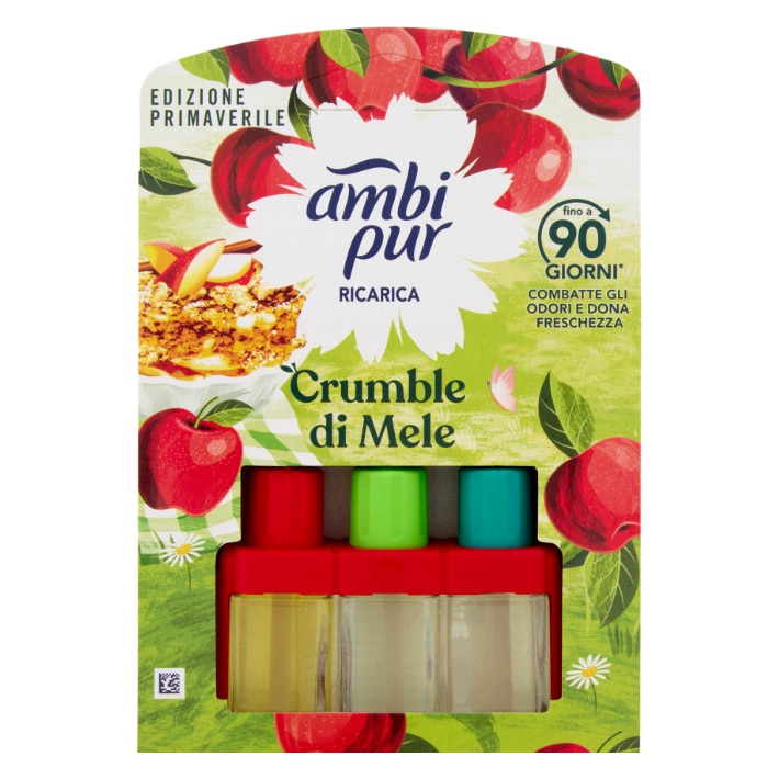 Rezerva Odorizant camera Febreze 3Volution Crumble di Mele, 1x20ml