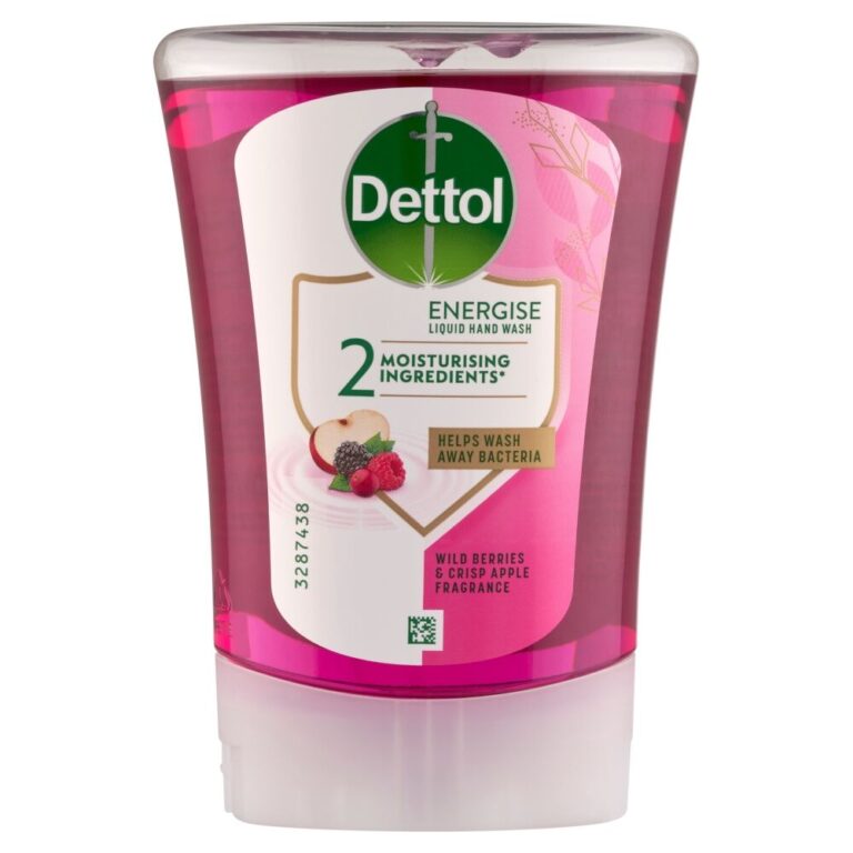 Detergent pentru spalarea mainilor fara contact, Dettol, reincarcare spuma, parfum fructe de padure, 250ml