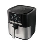 Friteuza Esperanza EKA004, 1700 W, 8 L, negru/argintiu dublir