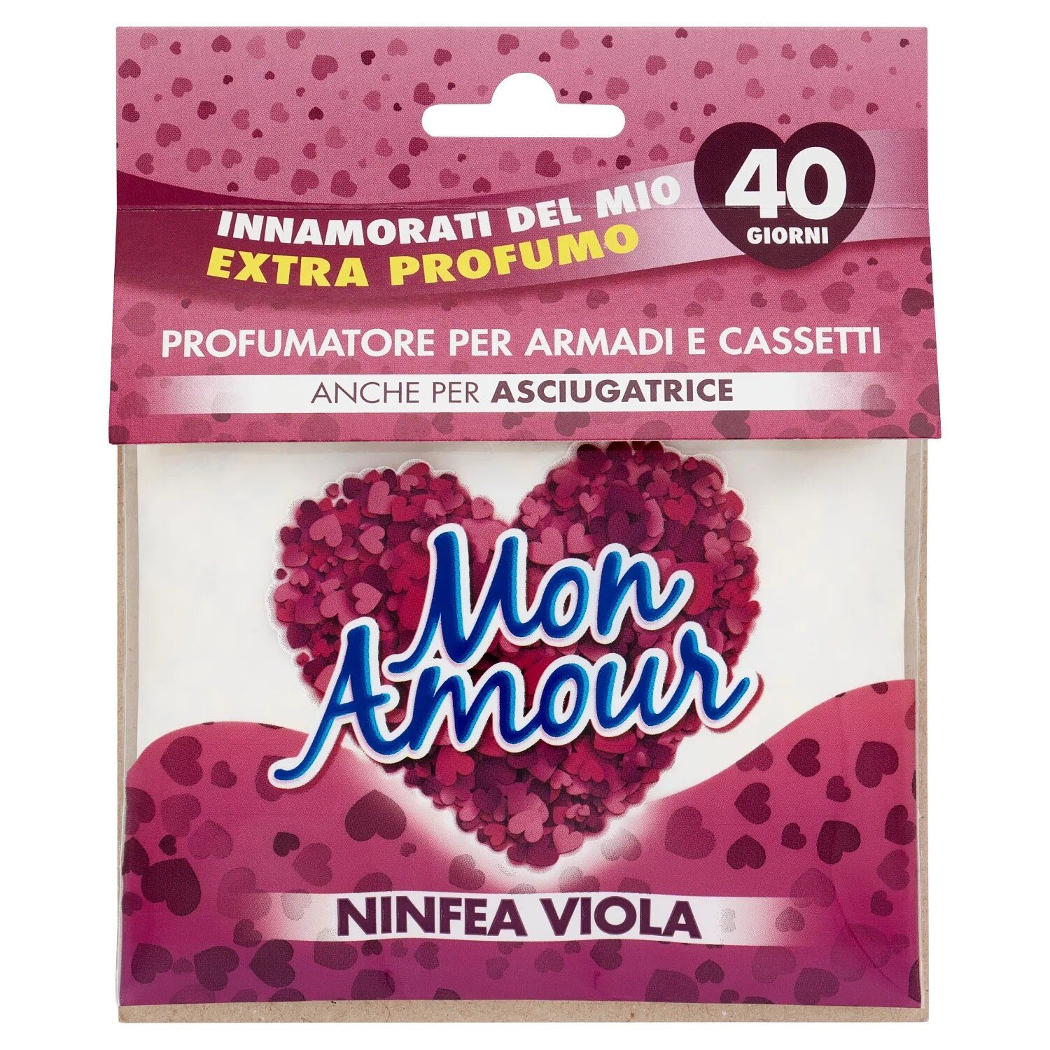 Felce Azzurra Mon Amour Saculet parfumat 1 buc Nufar Violet pentru dulap, uscator, 12g - Odorizant camera Felce Azzurra Mon Amour Saculet parfumat 1 buc Nufar Violet pentru dulap, uscator, 12g