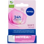 Balsam de buze NIVEA Lip Care Soft Rose, 4.8 g