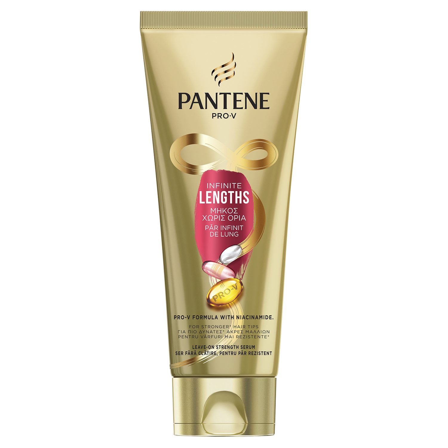 Balsam Pantene Pro-V Infinite Length Serum, reface si intareste parul deteriorat, 200 ml - Balsam de par Balsam Pantene Pro-V Infinite Length Serum, reface si intareste parul deteriorat, 200 ml