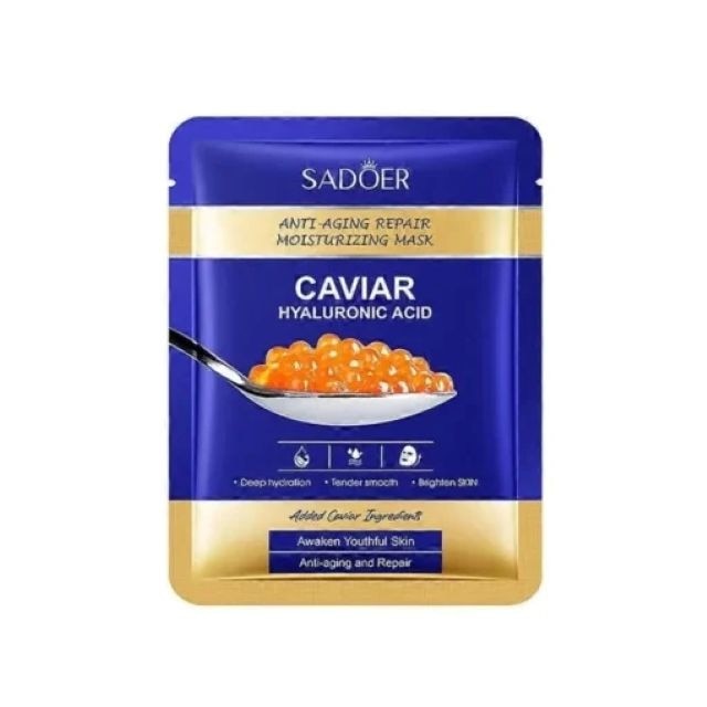 Masca de fata cu Caviar si Acid Hialuronic Sadoer 25 g