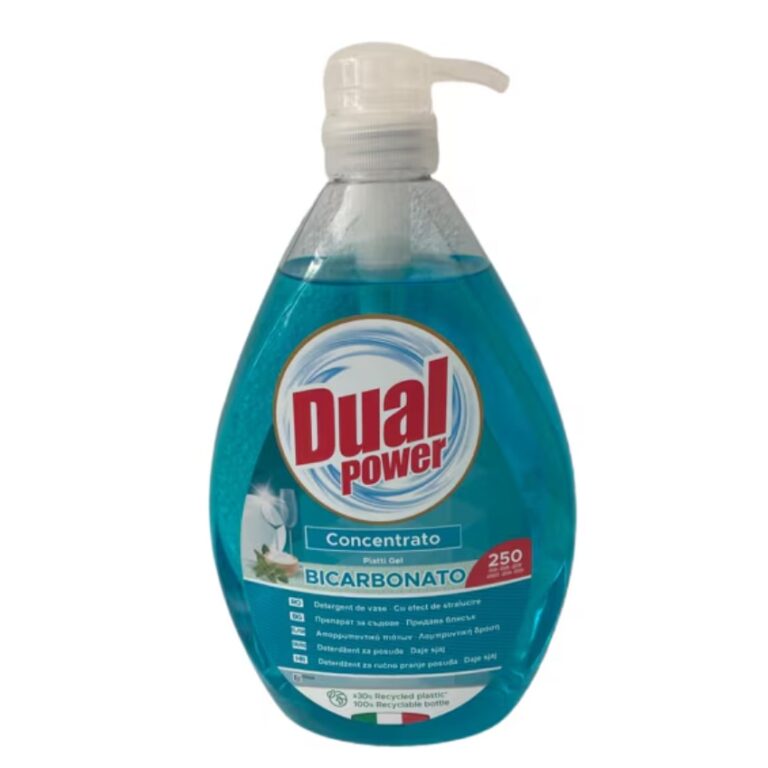 Detergent vase, Dual Power Bicarbonat si Citrice, 1 Litru