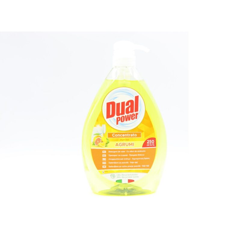 Detergent vase lichid citrice, Dual Power 1l
