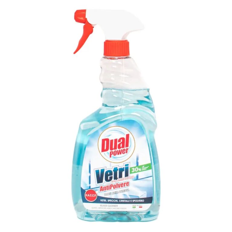Dual Power Solutie Spray Geamuri 750Ml Anti Praf