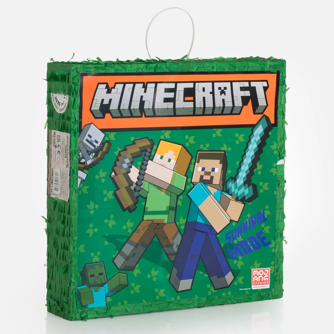 Pinata Party Minecraft cu 30 Jucarii 35, 5cm - Accesorii pentru petrecere Pinata Party Minecraft cu 30 Jucarii 35, 5cm