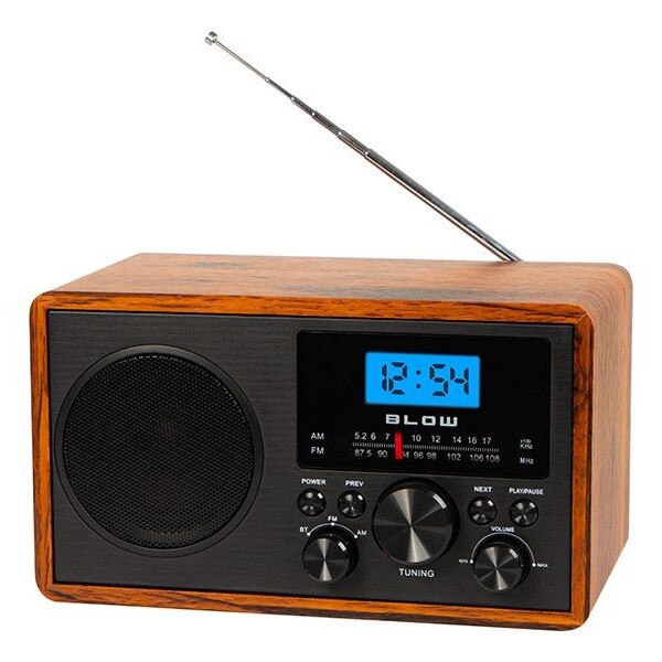 Radio portabil BLOW RA9 V2 AM/FM, Bluetooth, USB, 3" speaker, negru
