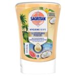 Rezerva sapun lichid antibacterian Sagrotan No Touch Hawaii Sunshine cocos & guava pentru dozatorul automat cu senzor