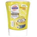 Rezerva sapun lichid antibacterian Sagrotan Kids No Touch aroma de lamaie pentru dozatorul automat cu senzor