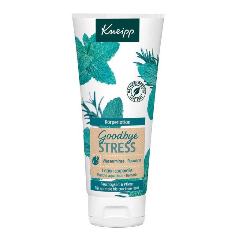 Gel de dus antistres, menta si rozmarin, Goodbye Stress, Kneipp, 200 ml
