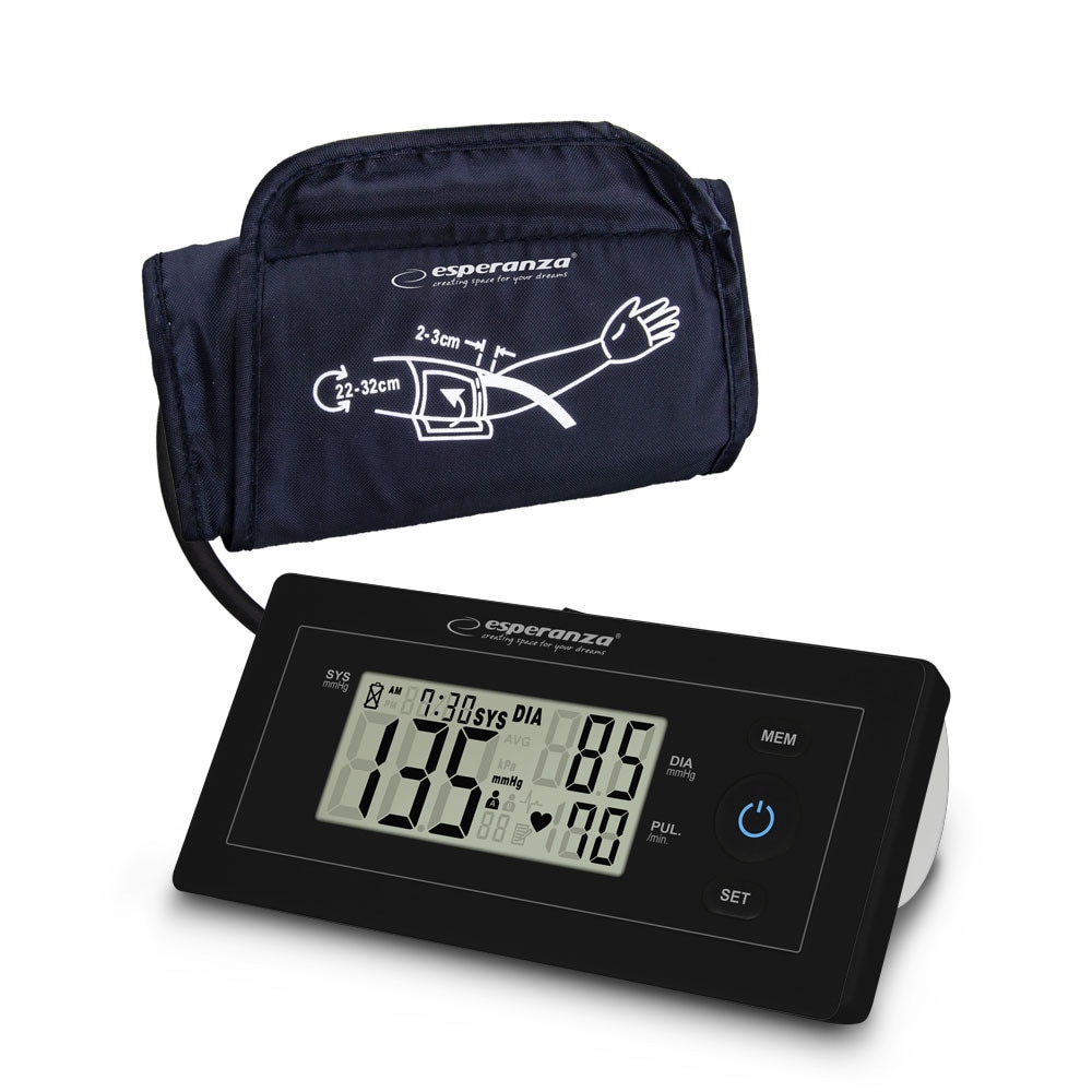 Tensiometru, model ZEAL, 2 utilizatori, LCD, 150x70x40mm, 22-32cm - Tensiometre Tensiometru, model ZEAL, 2 utilizatori, LCD, 150x70x40mm, 22-32cm