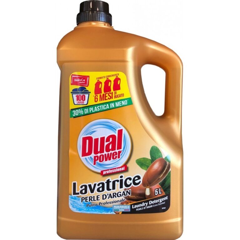 Detergent de rufe lichid Dual Power Argan 100 spalari,5l