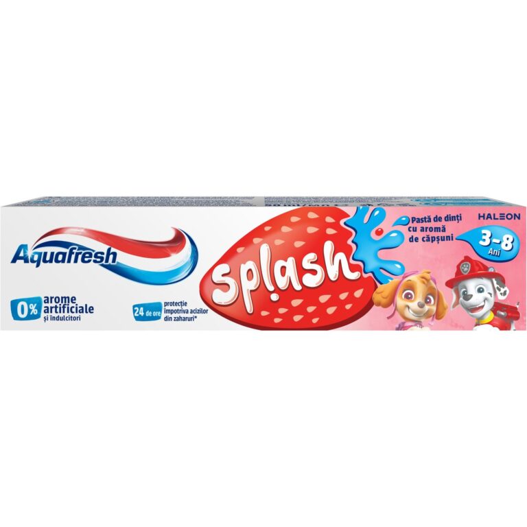 Pasta de dinti Aquafresh Splash 3-8 ani, 50 ml