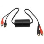 Filtru auto deparazitare, Blow, Intrare 2xRCA/Iesire 2xRCA, Negru/Rosu