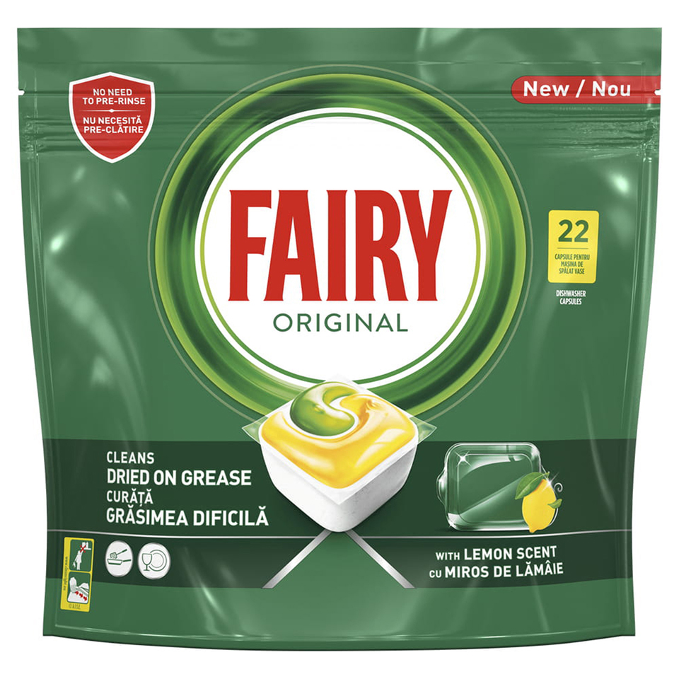 Detergent pentru masina de spalat vase Fairy capsule all in One 22 bucati - Detergent vase 1ef603017ae034c14515dc123d23eda8