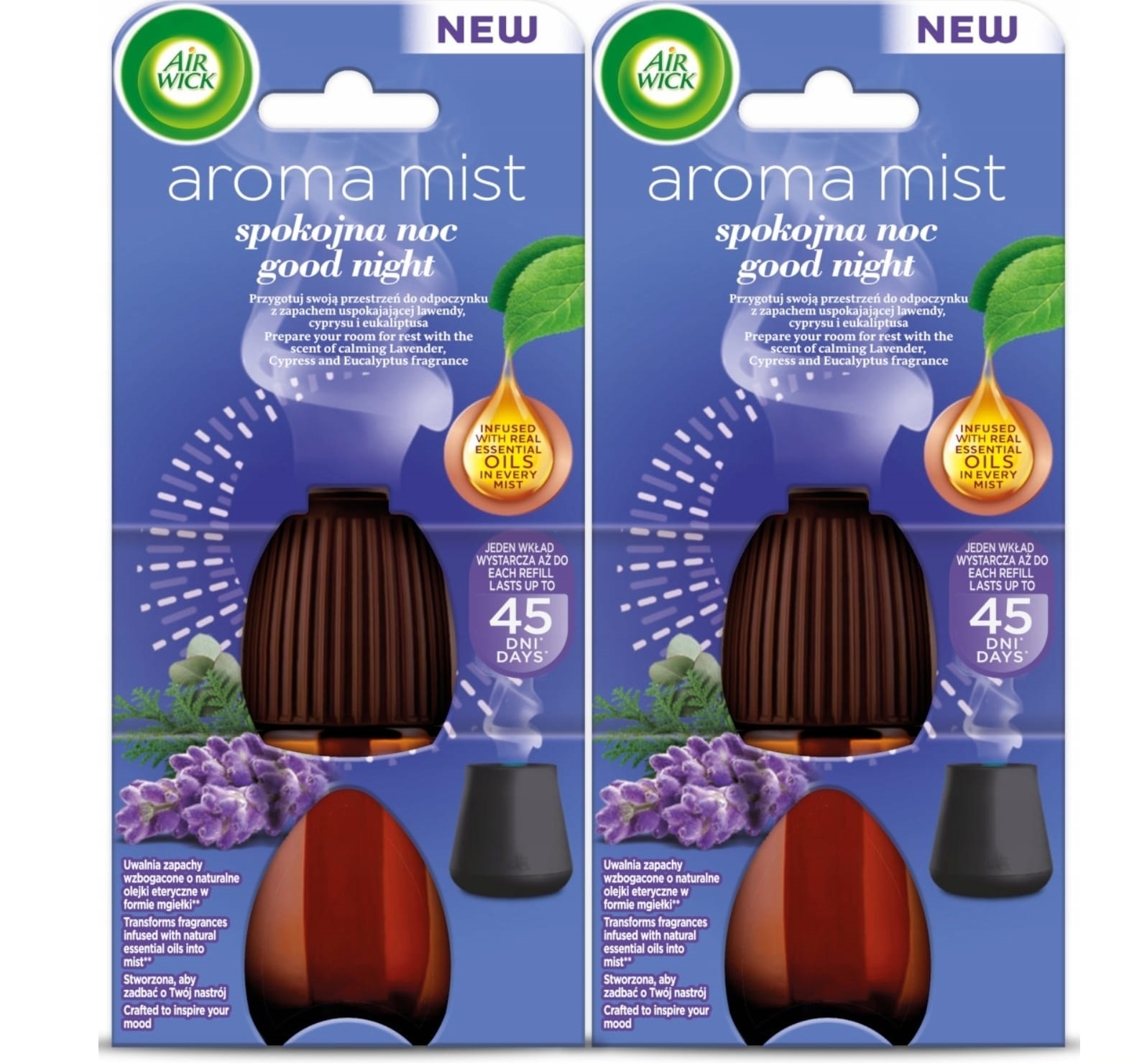 Rezerve Air Wick Aroma Mist pentru difuzor de parfum cu uleiuri esentiale odorizant de camera, Zen - Good night - Odorizant camera 79e813c9019bf74bf4bc8ac53d18a91f