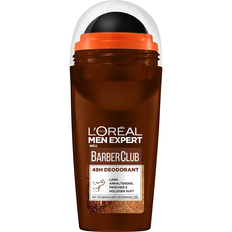 Antiperspirant Roll-On, L'Oreal Men Expert, BarberClub, Impotriva Transpiratiei Excesive, cu Ulei de Cedru - Deodorante si antiperspirante 87c8bbfd0f313a73f4797506c464b905