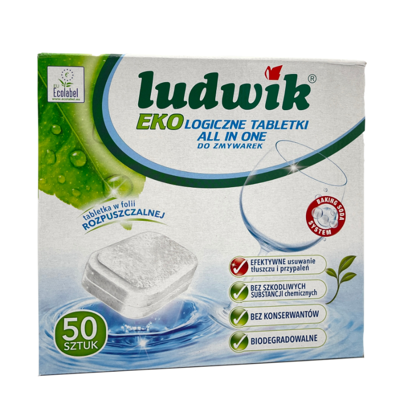 Pastile ecologice spalat vase Ludwik, Inco, 50 Bucati - Detergent vase dbc513e7cc302f40b0020fa1eb7a42cc