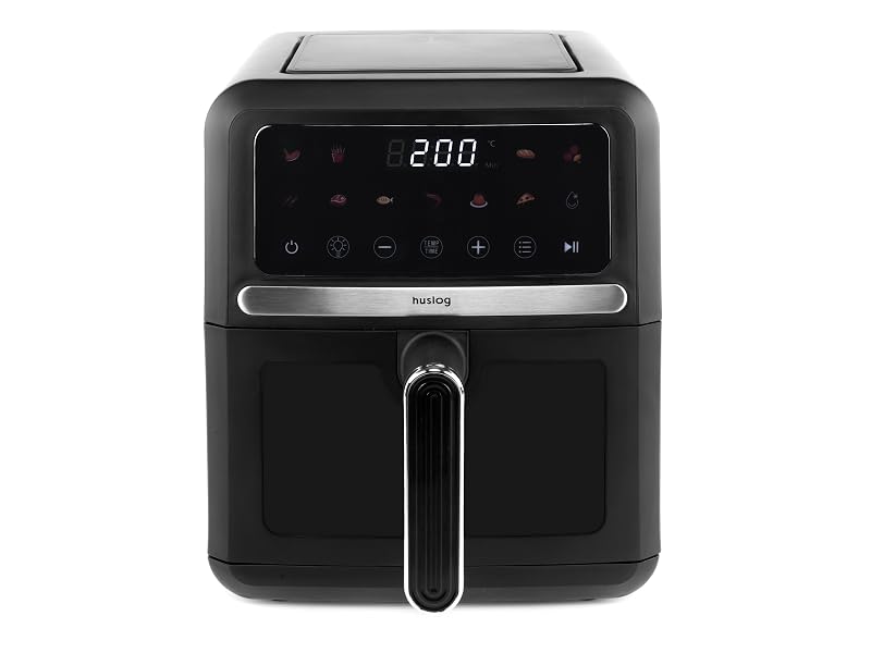 Friteuza cu aer cald huslog 5L Airfryer XL - 1500 W - Fereastra de vizualizare si iluminare interioara - Ecran tactil - Friteuze Friteuza cu aer cald huslog 5L Airfryer XL - 1500 W - Fereastra de vizualizare si iluminare interioara - Ecran tactil cu