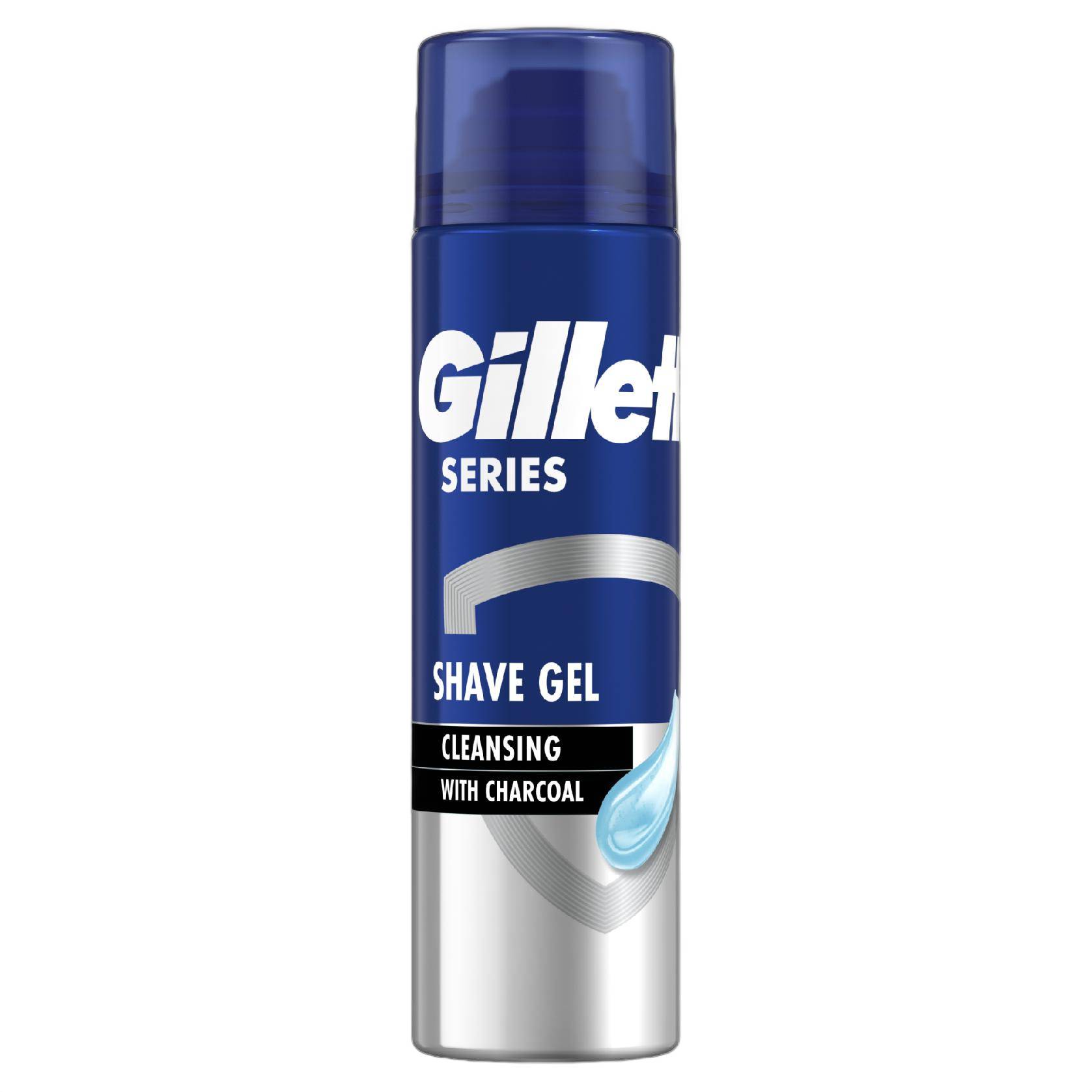Gel de ras pentru barbati cu efect de curatare Gillette Series cu carbune, protectie completa impotriva iritatiei - Spuma si gel de ras 6dd729a9e2db34a7326bbc4e6012b726