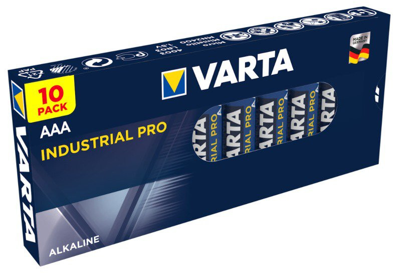 Set 10 baterii R6 AA Alkaline, Varta Industrial Pro - Baterii, acumulatori si incarcatoare f5f3bdddd183738436a8f7ada517119b