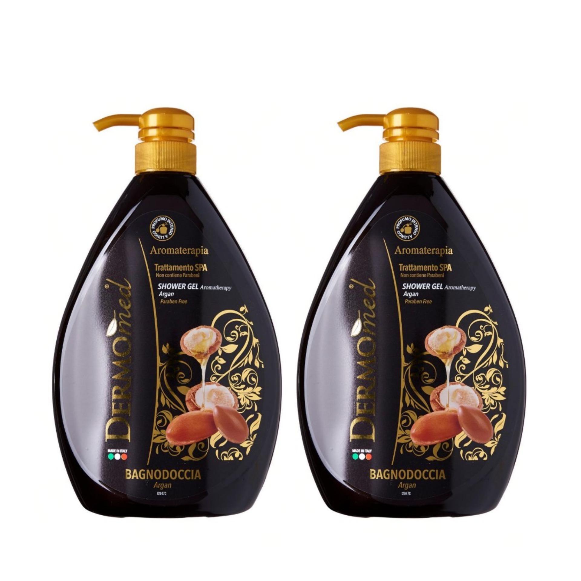 Set 2 bucati Gel de dus Dermomed cu argan, 1000 ml - Geluri de dus 1491583d42bff84d39d62b41442fa855