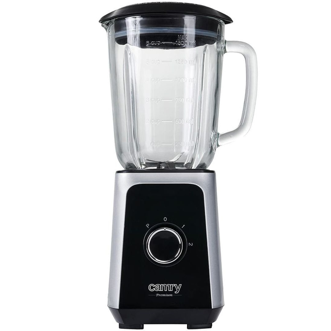 Blender Camry CR 4077, 1000 W, 22.000 rpm, bol sticla 1.5L, 4 lame, functie smoothie, zdrobire gheata, Inox / negru - Blendere & Tocatoare 2247cd5dccebcb983ccbce52f267b62b