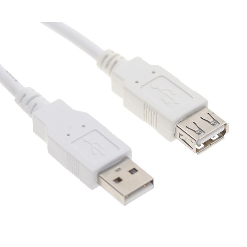 Prelungitor Omega USB 2.0 AM - AF - cablu prelungitor USB (3 metri) (alb) - Cabluri de date telefoane 057bf704c8c0e58b54d2ee28357ee5f0