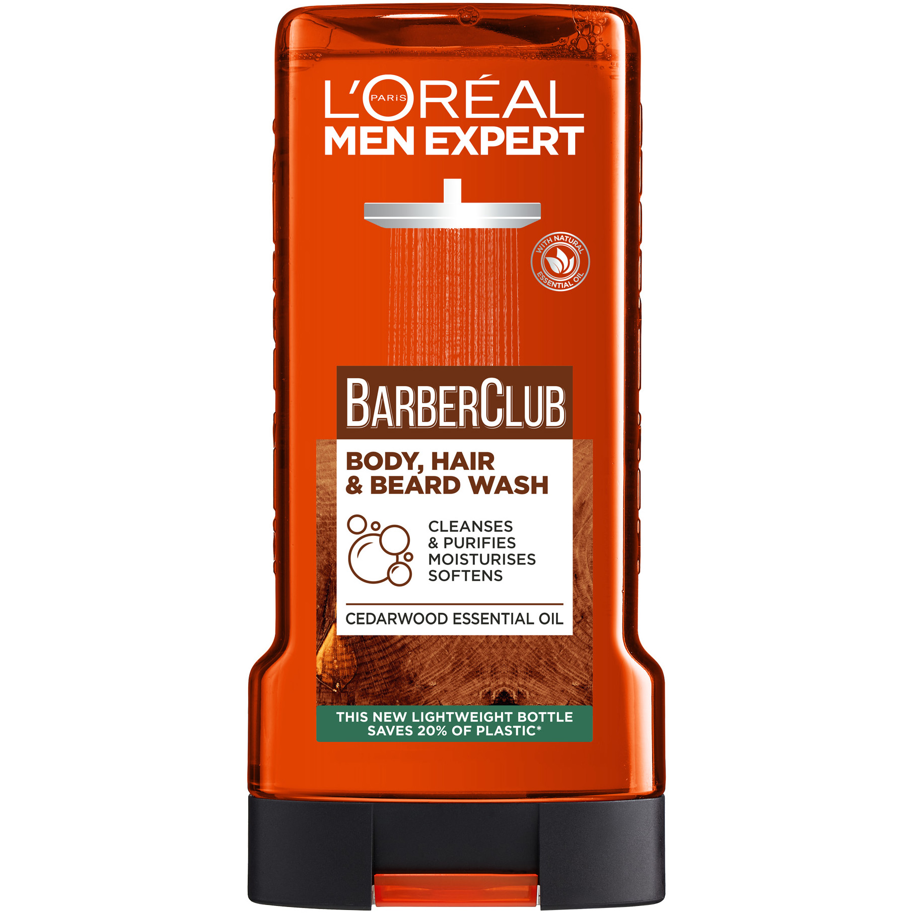 Gel de dus hidratant 5-in-1 L'Oreal Paris Men Expert Barber Club pentru barbati, corp, par si barba - Geluri de dus 304e77a5ff6c1f4e6785c59df71dabb0