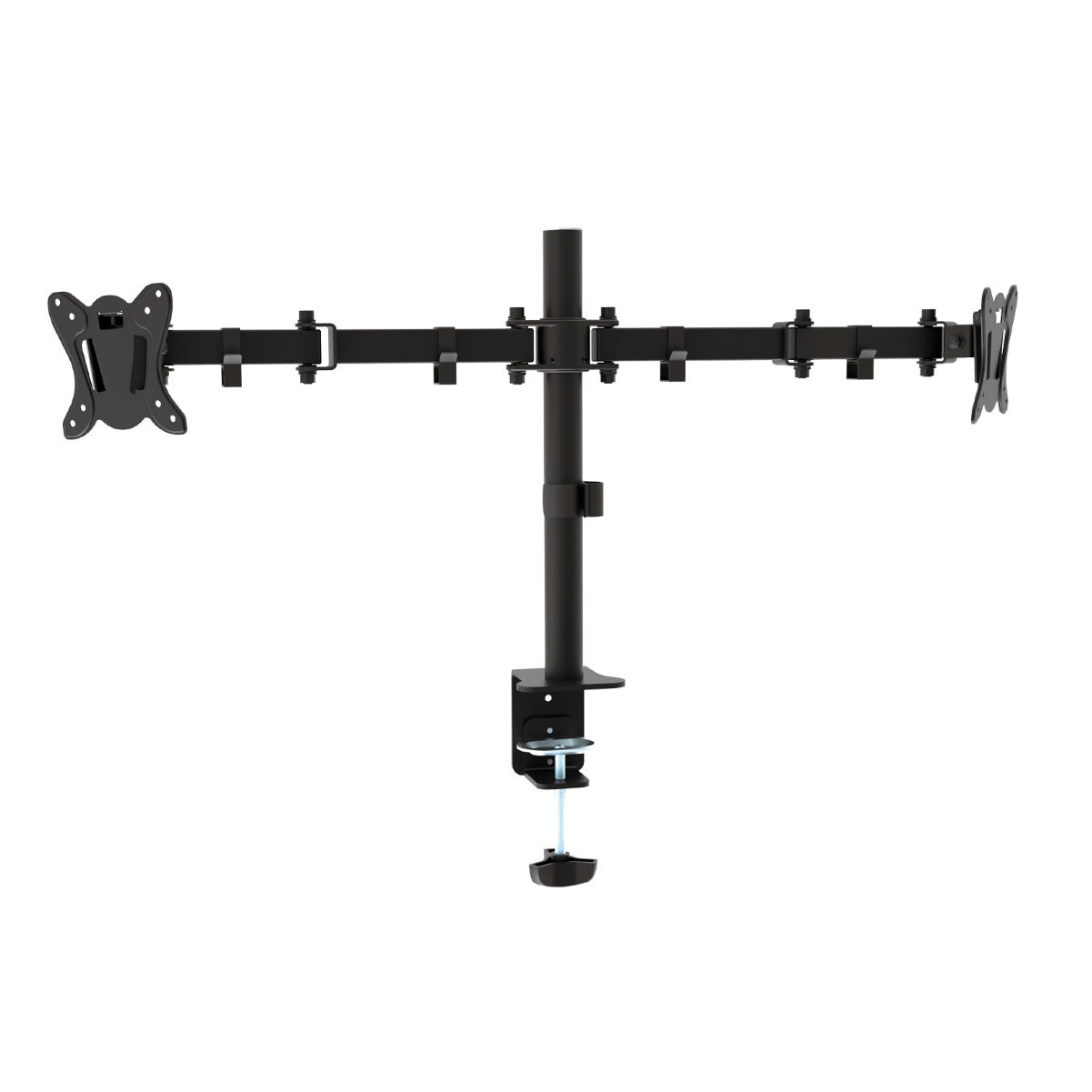 Suport birou 2 monitoare, Omega 45064, 13''-27'', inaltime maxima 400mm, rotatie 180° si inclinatie 70° - Suporturi TV c6b0af205119e896474bc2cb6617f387