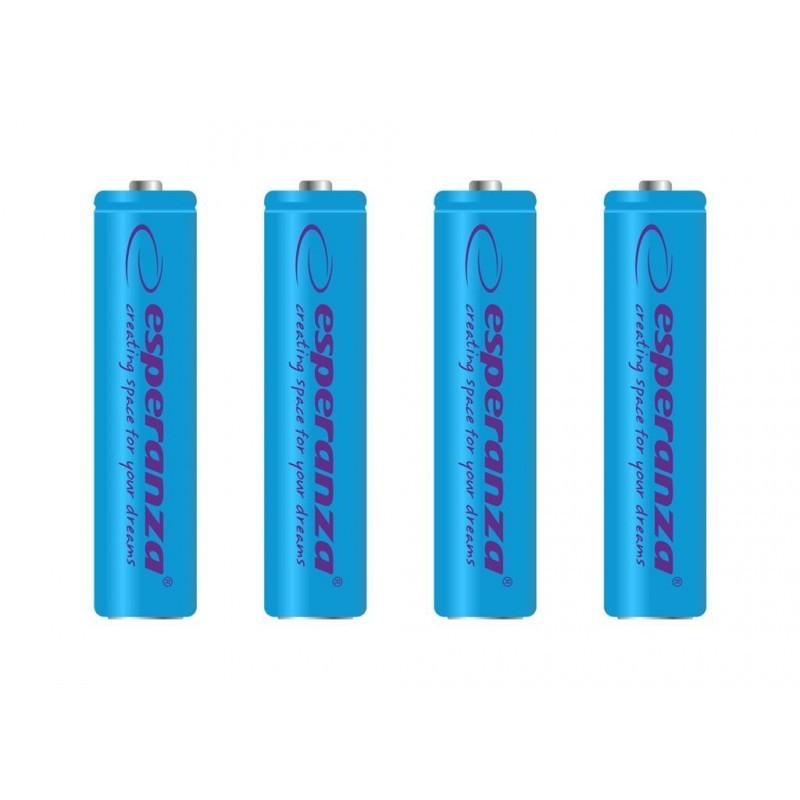 Set 4 acumulatori reincarcabili Esperanza 1000mAh, AAA / R3 - Baterii, acumulatori si incarcatoare abf5d3c1ba11607daae84570796c9842