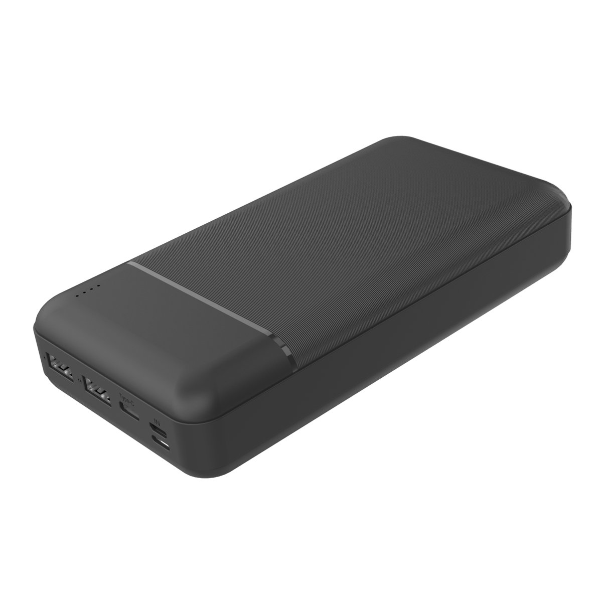 Baterie externa, powerbank Platinet 45724, 30000 mAH li-polimer, 2 x USB, 1 x Type C, 1 x microUSB, LED, negru - Power bank telefoane be1024b2aeb9a6edda12c9e63d22aa54