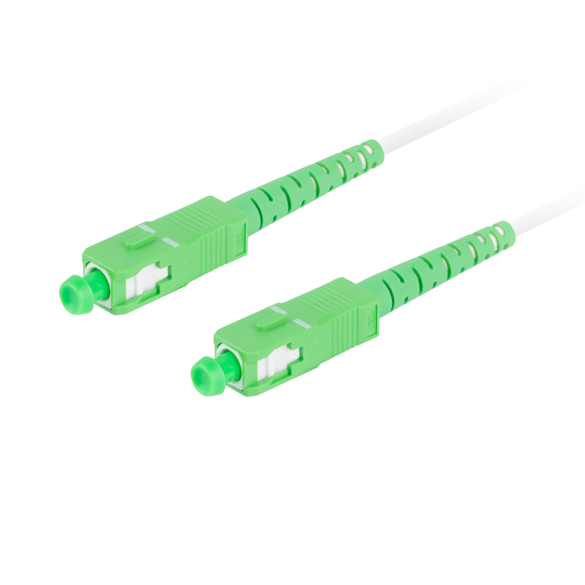 Cablu retea fibra optica cu lungime 20 m si conectori SC/APC-SC/APC, Lanberg Z43086, SM, SIMPLEX 3.0MM G657A2 LSZH, alb - Cabluri si accesorii 03e4cab17e0b16bdccba1a35aaf59175