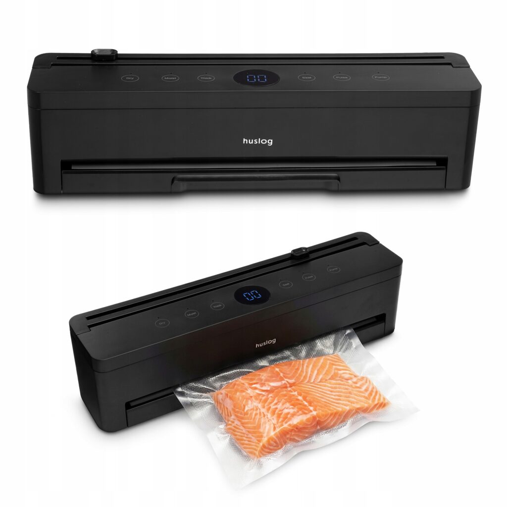 Aparat de vidat alimente, 110W, sigilare 32 cm, 6 moduri (Uscat/Umed/Delicat/Puls), marinare, cutter integrat, tava deta