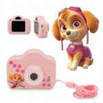 Aparat Foto Digital Pentru Copii PATRULA Catelusilor SKYE, VGA, 720p, 1080p, slot 32Gb, Roz